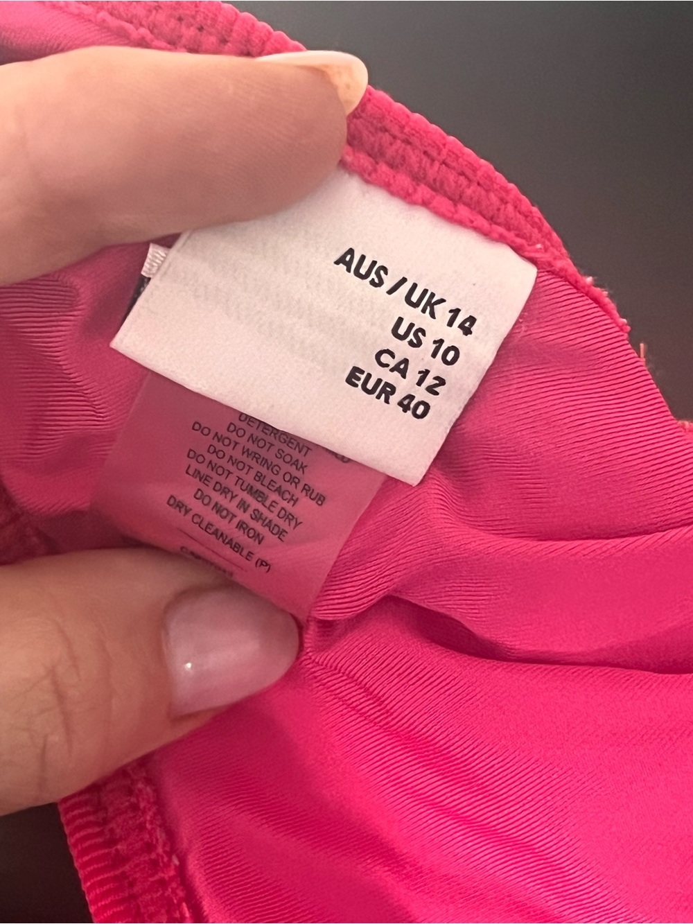Paper Heart Swim Pink Ribbed Bikini Set - Picture 9 of 10